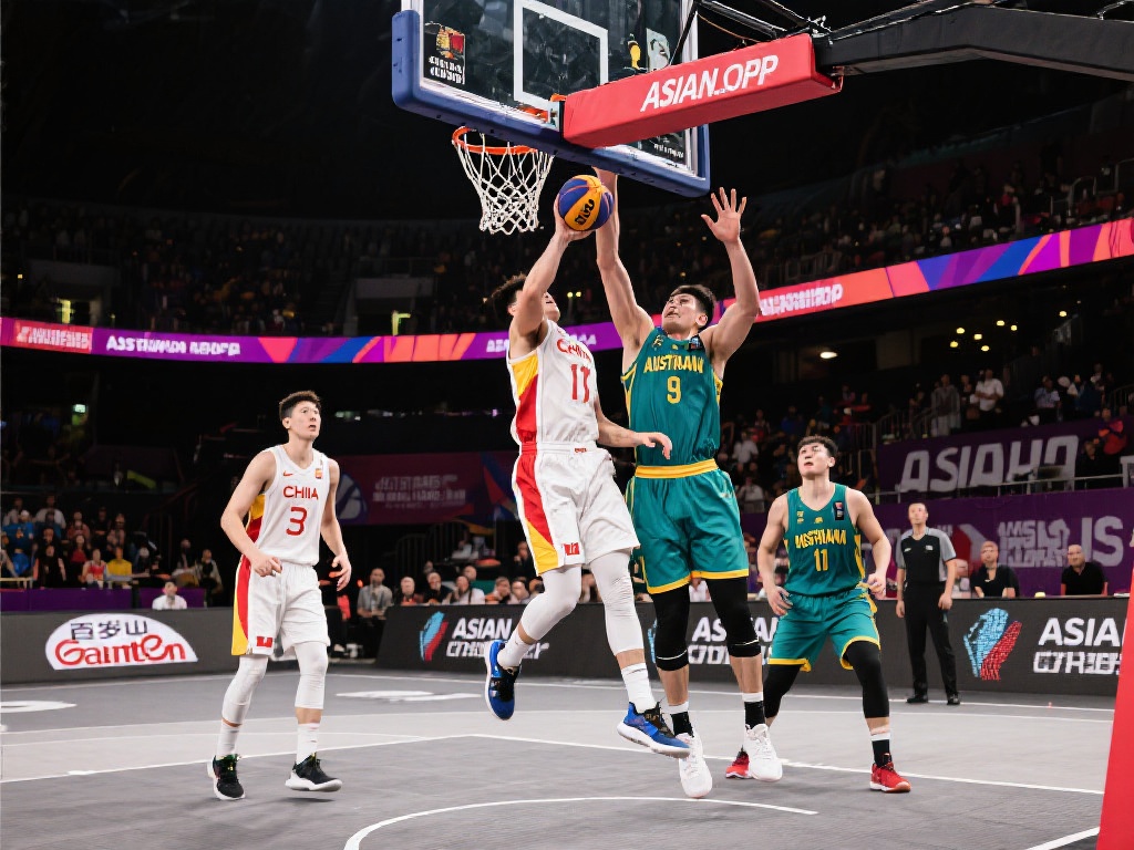 三人篮球亚洲杯男子决赛：中国激战澳大利亚夺冠之争