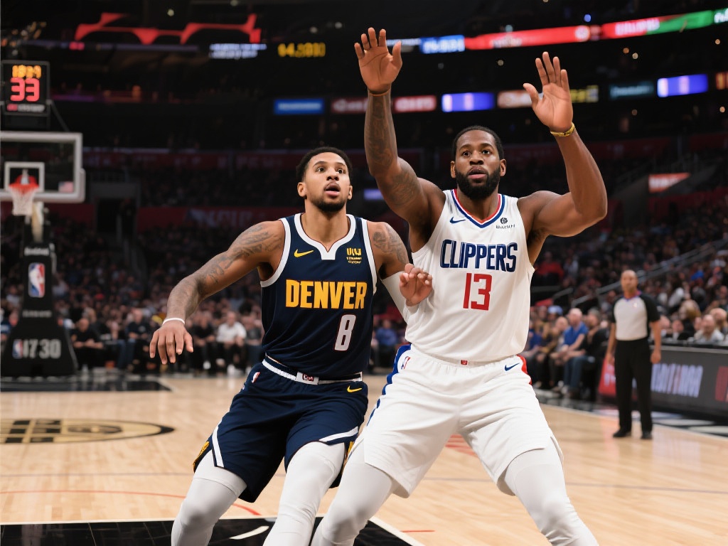 “4月30日季后赛焦点战：快船对阵掘金”