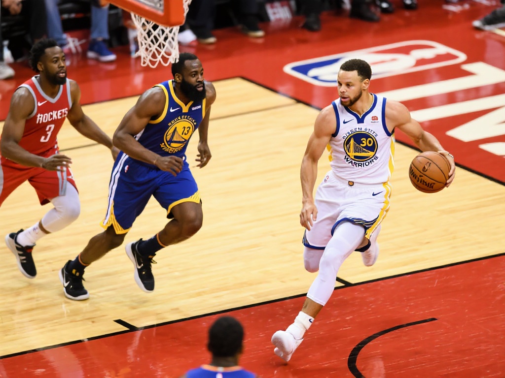 季后赛4月29日：火箭对阵勇士，格林精彩表现集锦