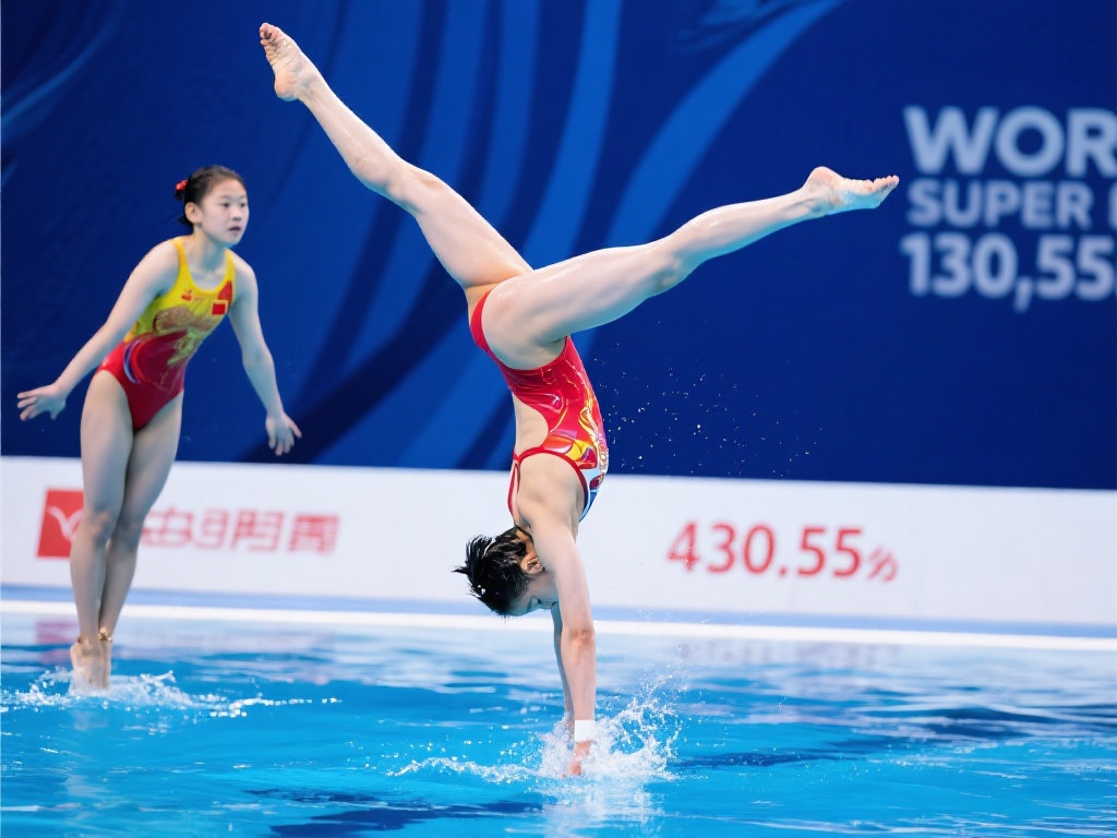 陈芋汐力克全红婵，世界杯超级总决赛三冠王诞生