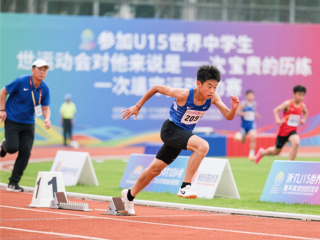 中国百名青少年运动员出征U15世界中学生运动会