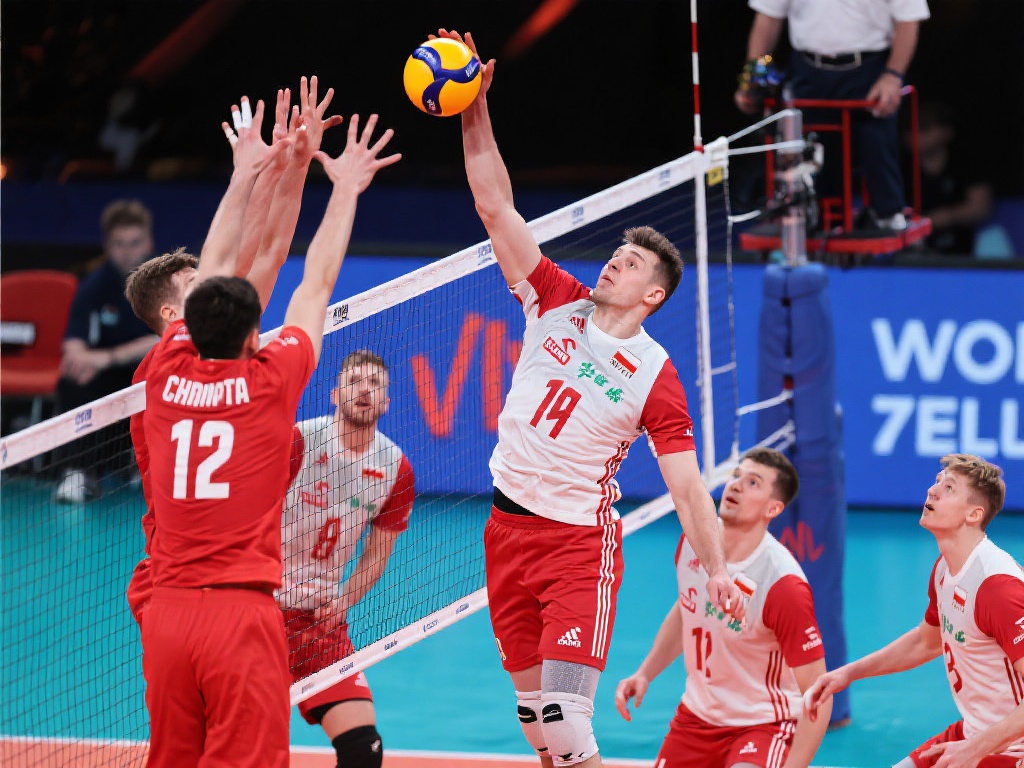 世界男排联赛打响 中国队迎战欧洲劲敌 以波兰队为例,这支队伍以其强大的拦网技术